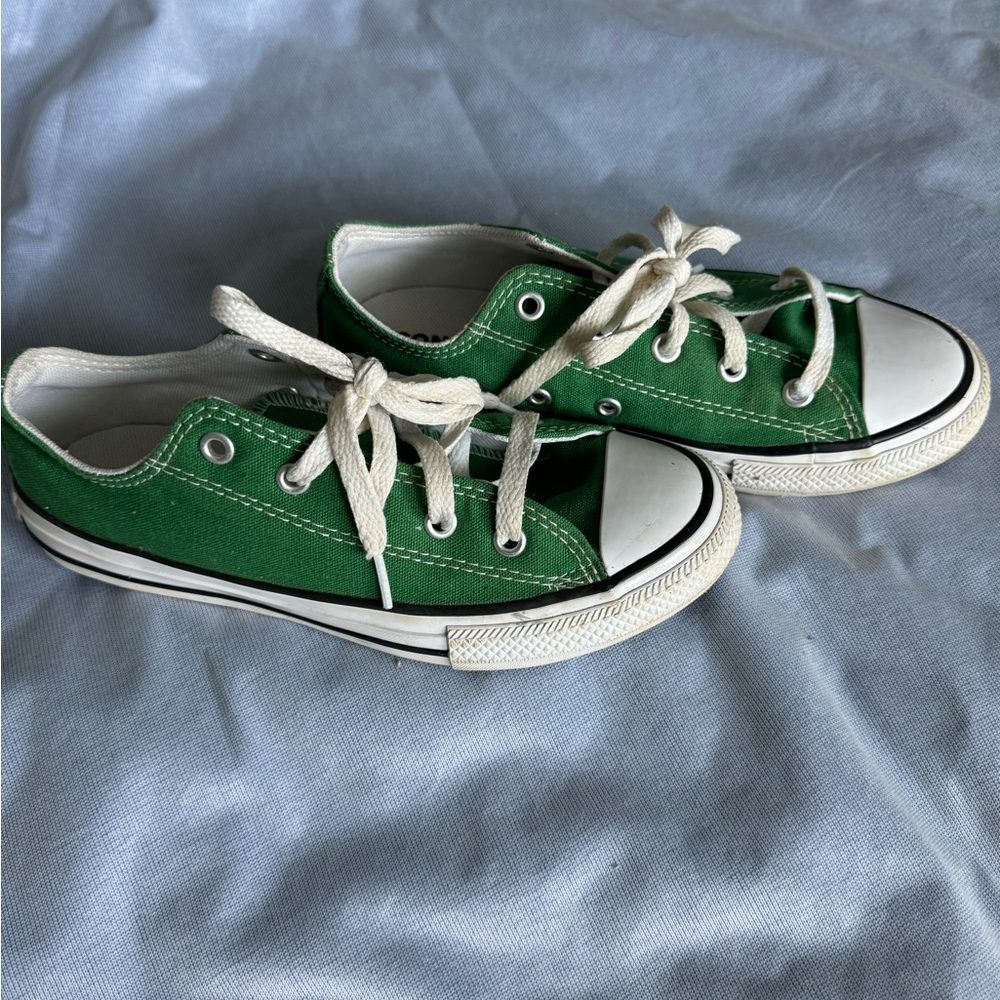 Kids Green Lowtop Converse